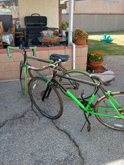 Two ten speed bikes