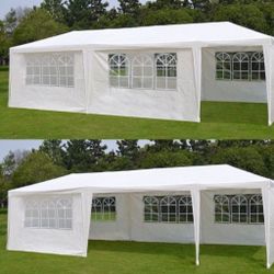 10x30 wedding party tent outdoor canopy teng with 8 side walls white FOR SALE