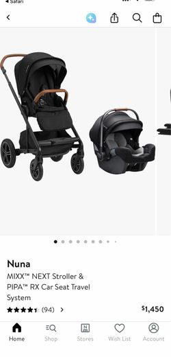 NUNA- MIXX NEXT Stroller & PIPA RX Travel System