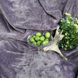 Clear Glass Pedestal Bowl