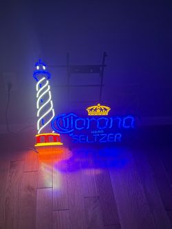 Glowing Corona Hard Seltzer LED light 25”Hx26”w