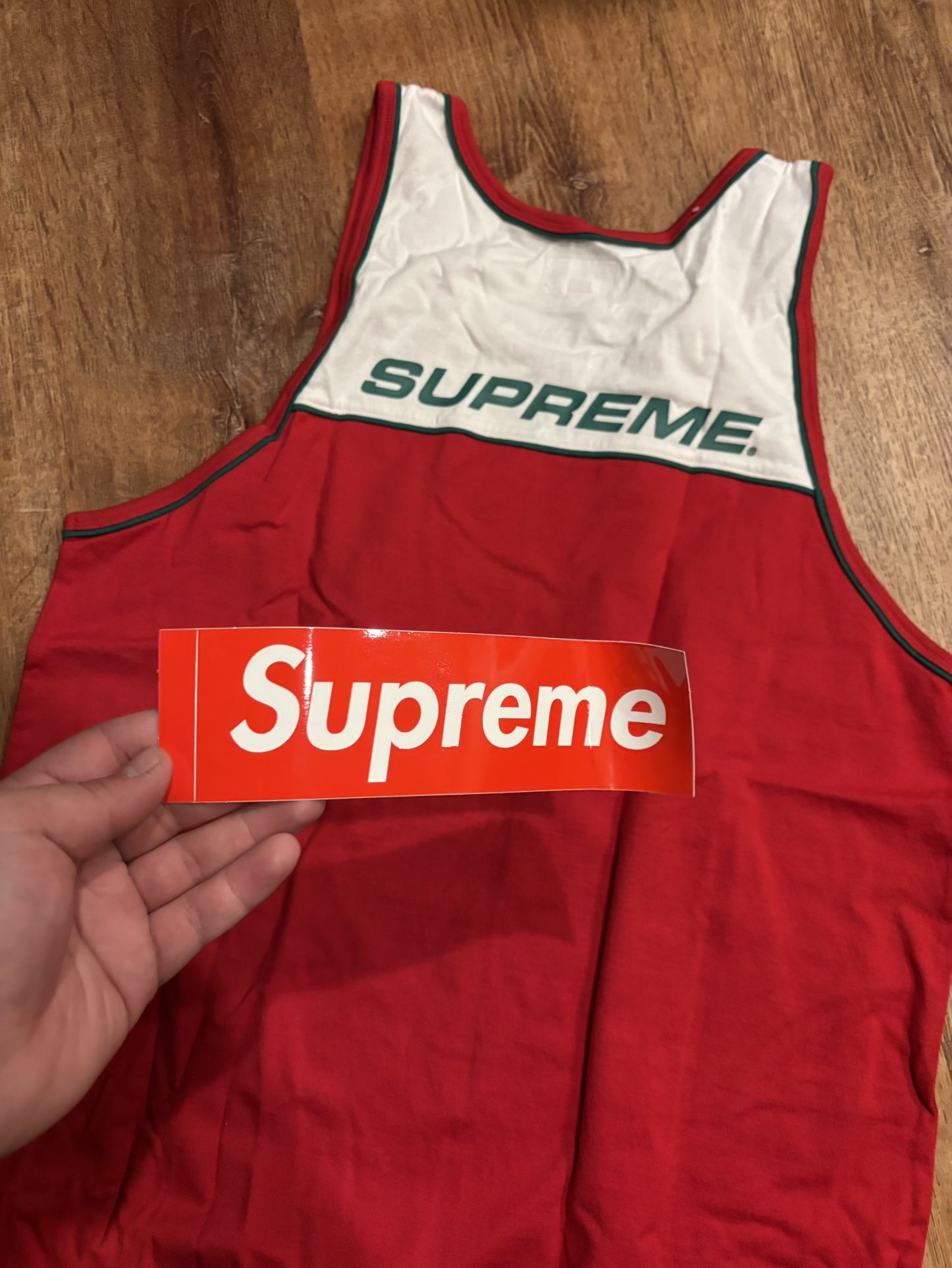 Supreme Red Tank Top