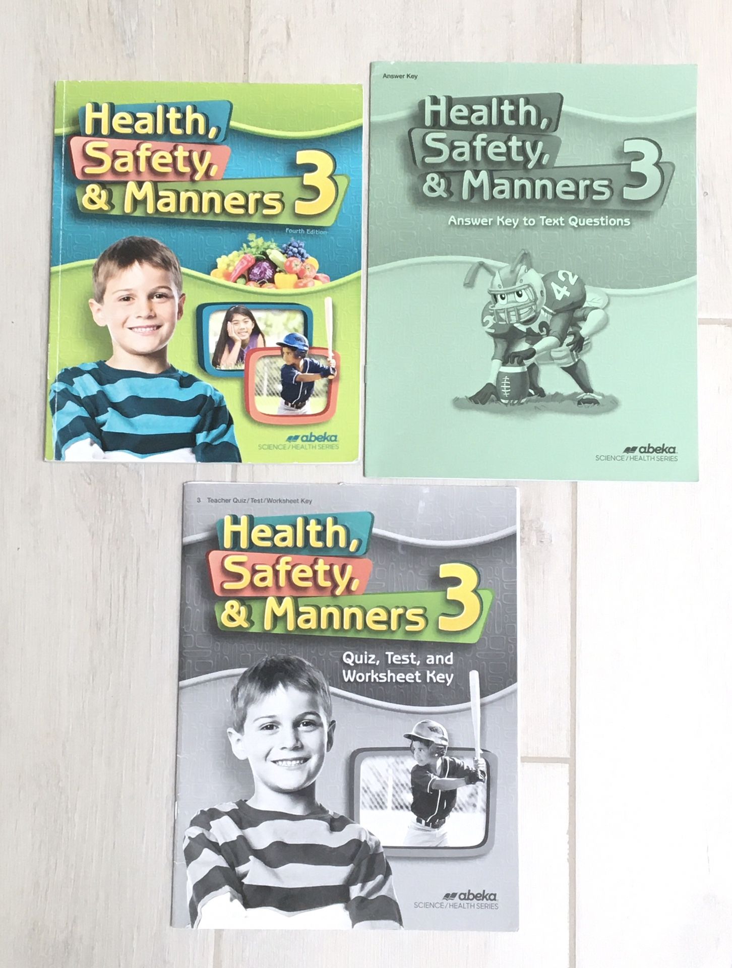 Abeka Grade 3 Health, Safety, Manners 3 Set Homeschool 