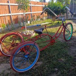 Custom lowrider  trike bike