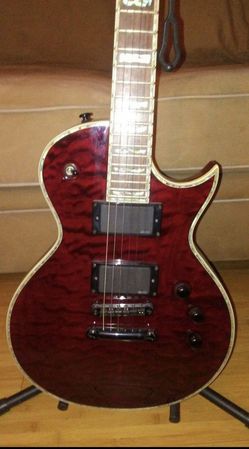 ESP LTD EC-1000 Deluxe Cherry Red Guitar