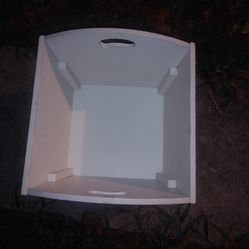 White Wooden Box