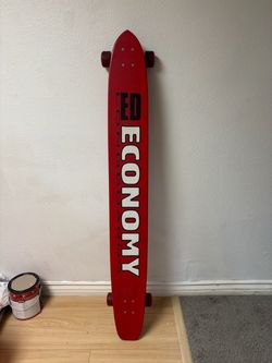 RARE Sign and numbered Ed Economy Long Board