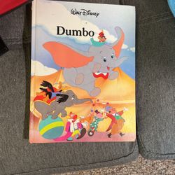 Vintage Walt Disney Dumbo Oversized Book