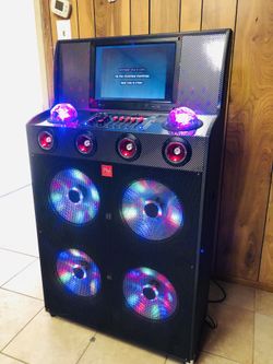 🔊🖥Equipo con cuatro bocinas 12” y pantalla wifi // wifi speaker with four 12” woofers🔊🖥