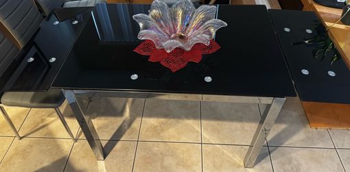 Dinner table set