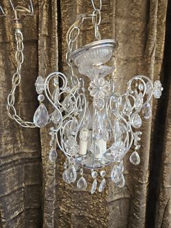 Schonbek Mini Crystal Chandelier-Restoration Project