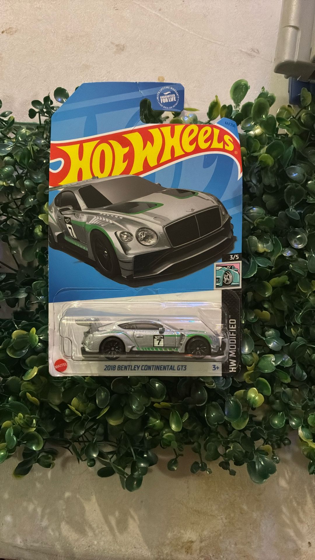 2018 Bentley Continental Gt3 Hotwheel