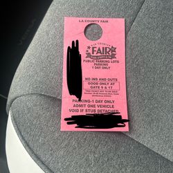 LA County Fair 2024 Single Day Parking Pass Gate 9 And 17 ONLY