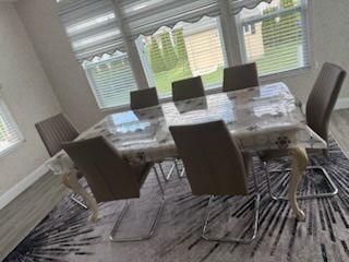 Dining Table And Furniture/whitecabinet