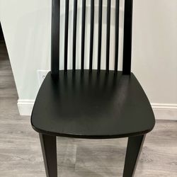 Black Wooden chair