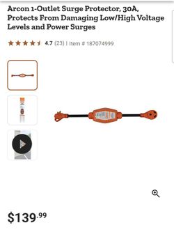 Arcon Outlet Surge Protector 30amp
