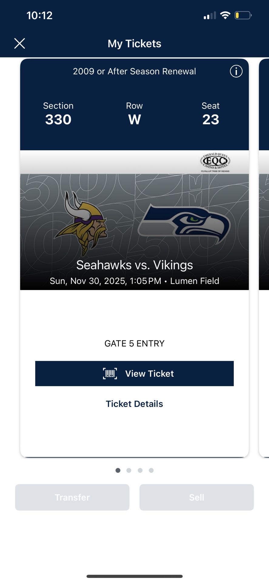 Seahawks vs Vikings!