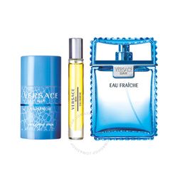 VERSACE - VERSACE EAU FRAICHE 3PC SET ( 3.4 EDT + 0.3 EDT + 2.5 DEO ) ( M )