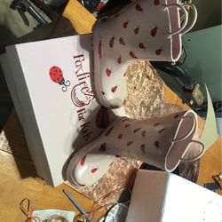 Brand new Lady bug Rain boots
