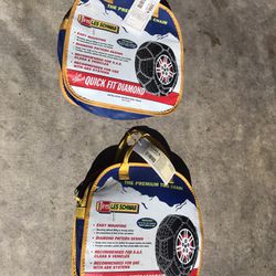 Two Full Sets Of Les Schwab Snow Chains