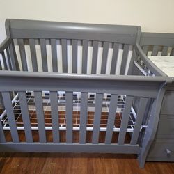 Gray Crib