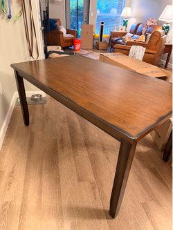 FREE Dark Brown Rectangle Dining Table