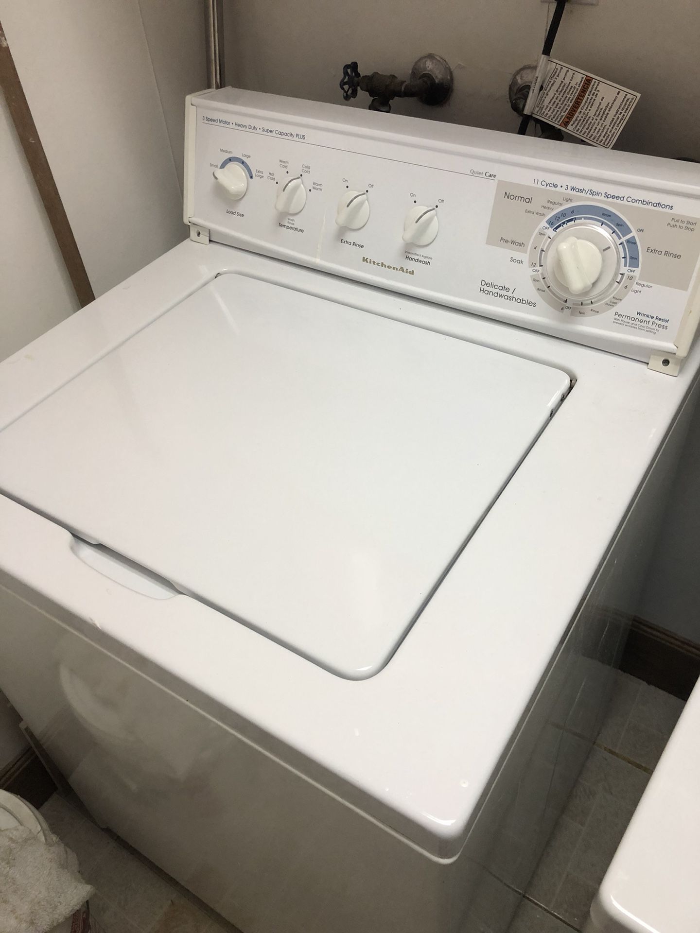 Kitchenaid Washer + Dryer