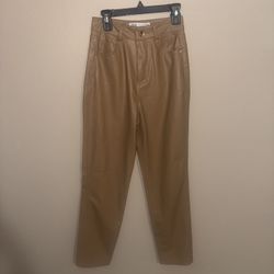 ZARA Faux leather Pants