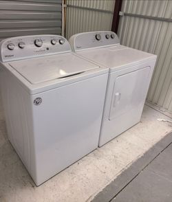 Whirlpool Washer and Dryer Set (30 Days Warranty) Can Deliver