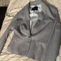 Banana Republic Business Jacket (Black And Gray)