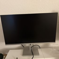 HP - 23.8" IPS LED FHD 100Hz Monitor with Adjustable Height (HDMI, VGA) - Silver