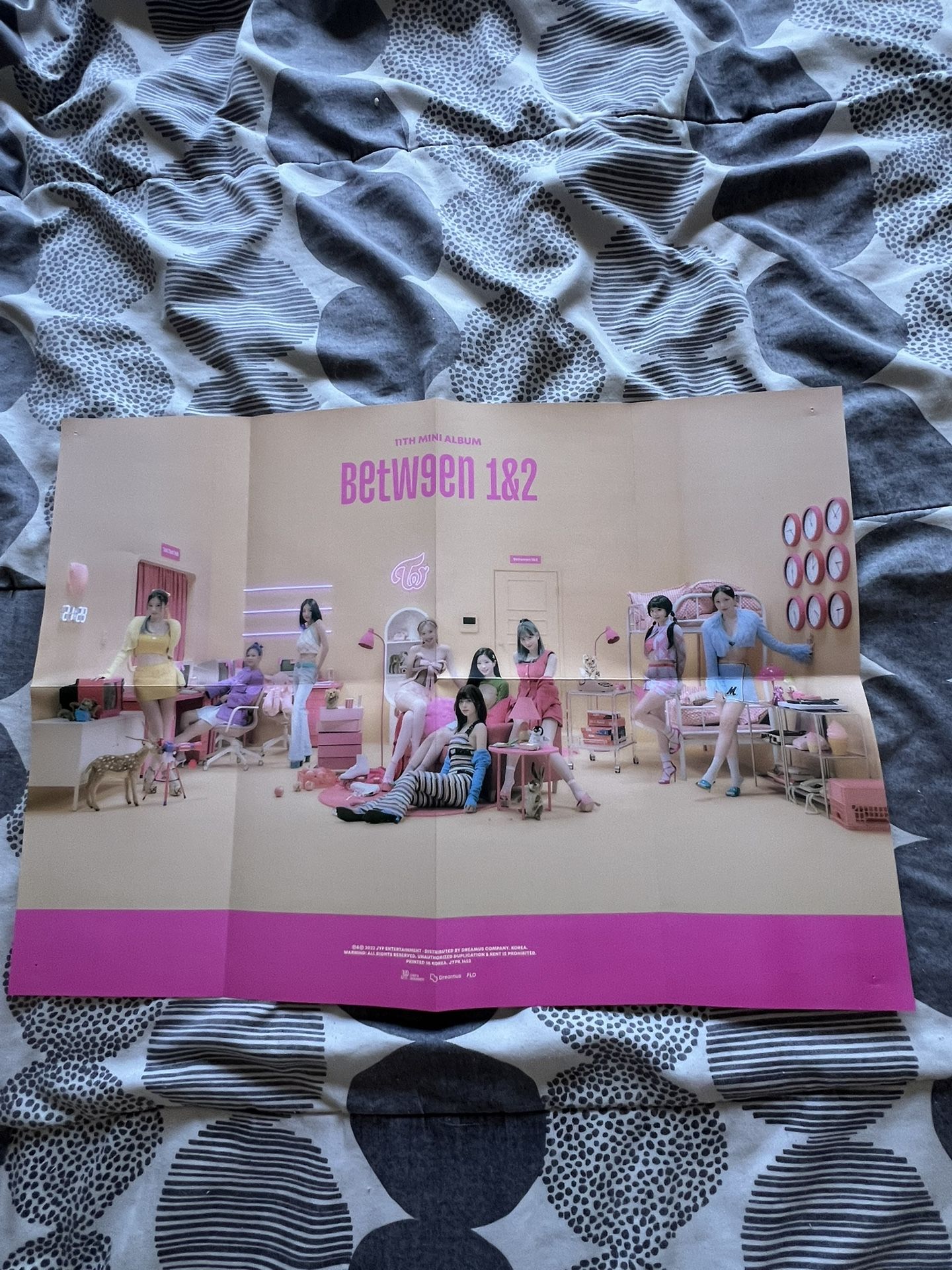 Twice “Between 1&2” Album poster