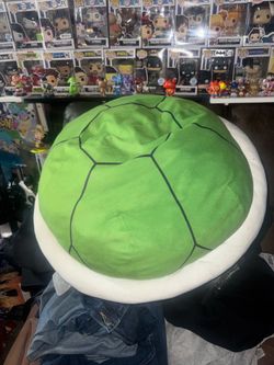 Giant green shell Mario plush