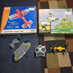 RC Planes, Quad, Helicopter And Transmitter
