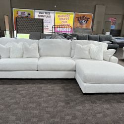 Big Deep White Sectional 