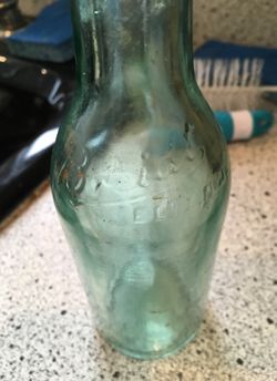 Antique beer bottle