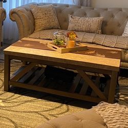 Coffee Table, Living Room Table, Marble Top