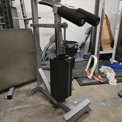 Commercial grade standing calf gym equipment exercise fitness weight machine