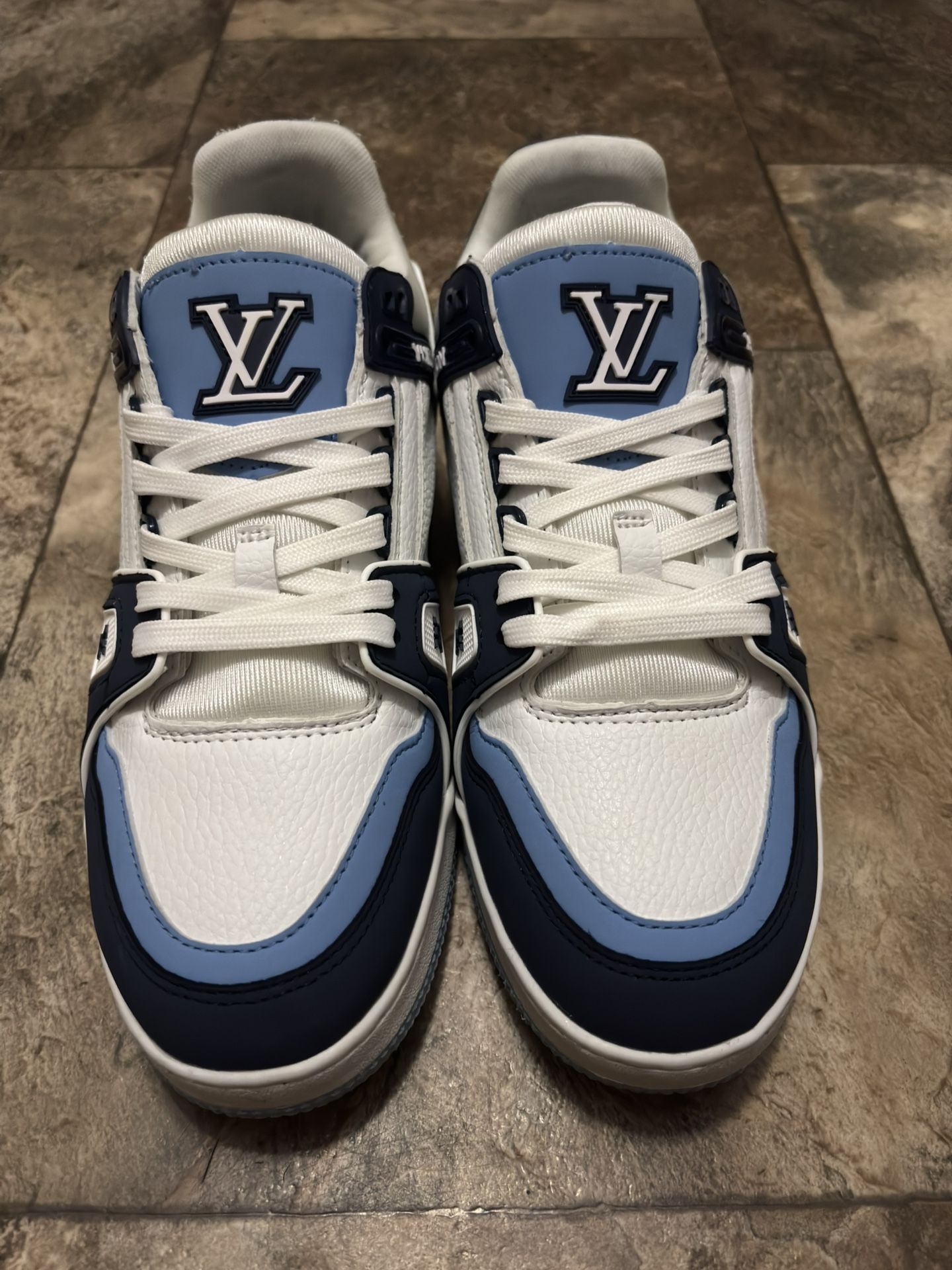 Louis Vuitton Trainers (shoes) 'Blue Beige'