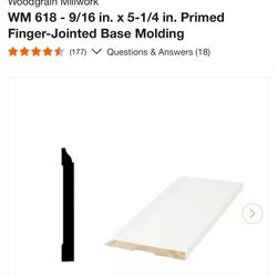 5 1/4 Baseboard 400 Lf 