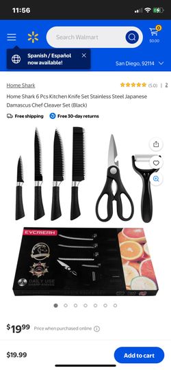 Stainless Steel Japanese Kitchen Knives.