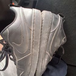 Black Nike shoes