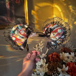 Jack and sally disney ears