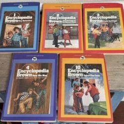 Five Encyclopedia Brown Books $7 for All 