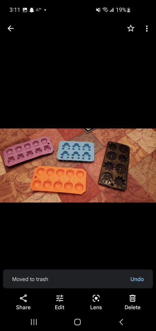 Silicone candy molds