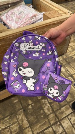 Kuromi and bluey backpack
