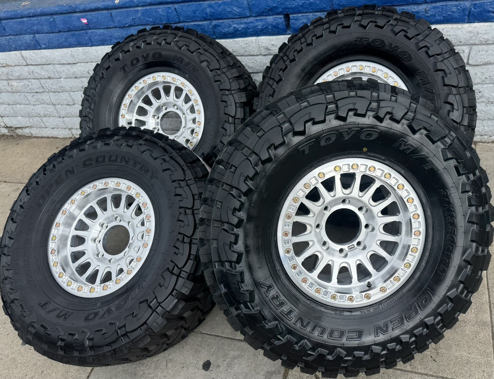 Kmc 445 Impact 17x9 8x170 +0 Offset With Toyo M/T 37x13.50R17 Tires 🔥🔥🔥