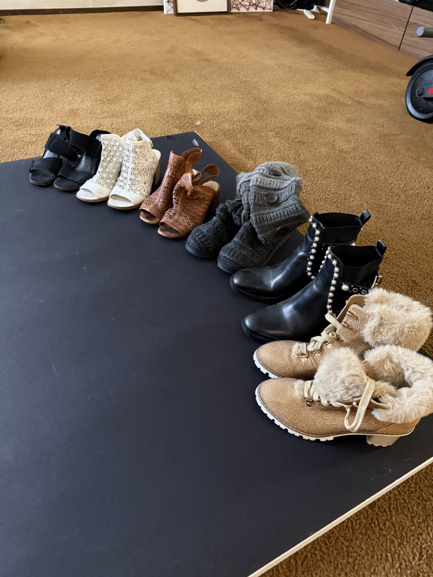 Women’s Shoes And Boots – Size 7 👠 (6 Pairs!)