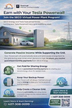 Tesla powerwall battery with panels/ baterías Tesla con paneles solares.  Lease 1 año/  3 años o 5 años