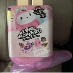 I Dig Monsters Popsicle Giant Plush Inside  NEW Sold out on Amazon 